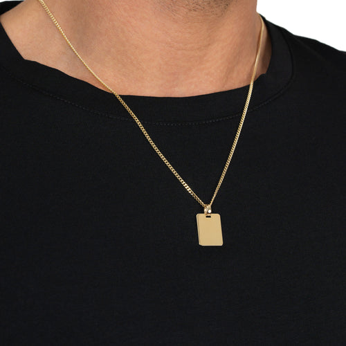 GRAVEERPLAATJE STRETCH COLLIER 333 GOUD