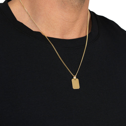 GRAVEERPLAAT ACHTHOEK COLLIER 333 GOUD