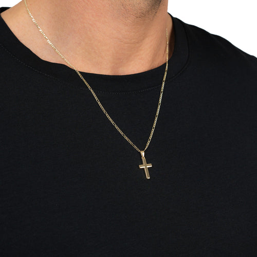 KRUIS KETTING 333 GOUD