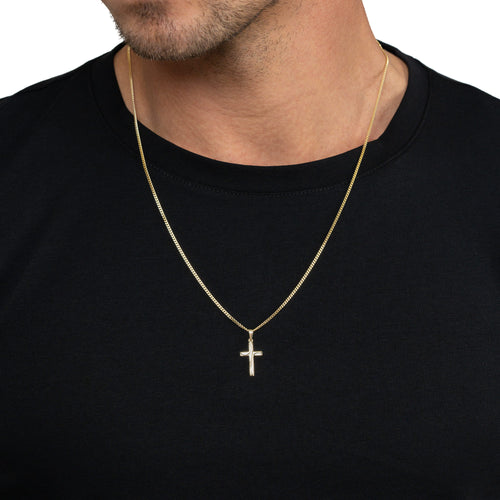 KRUIS KETTING 333 GOUD