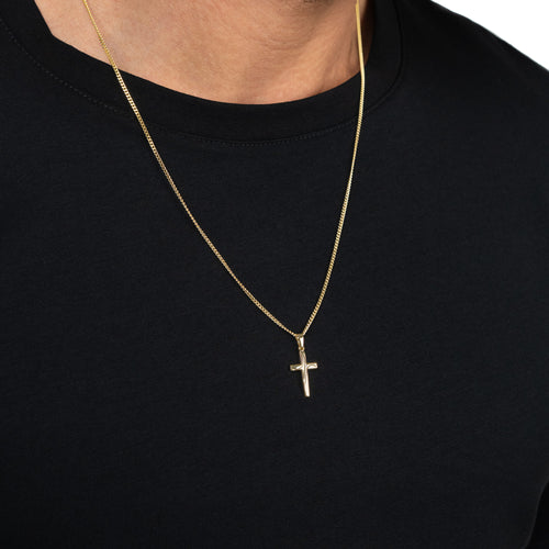 KRUIS KETTING 333 GOUD
