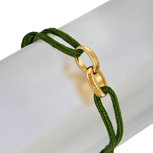 GLORIE ARMBAND OLIJF STOF ARMBAND 585 GOUD
