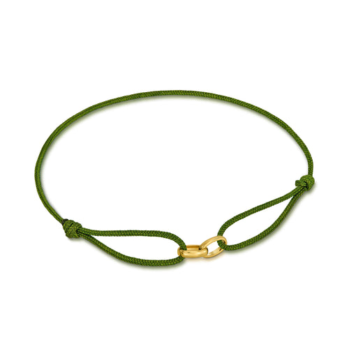 GLORIE ARMBAND OLIJF STOF ARMBAND 585 GOUD