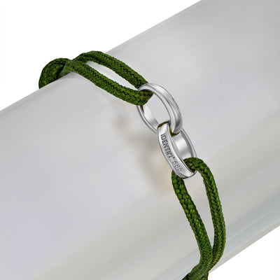 GLORIE ARMBAND OLIJF STOCKAR BAND 585 WITGOUD