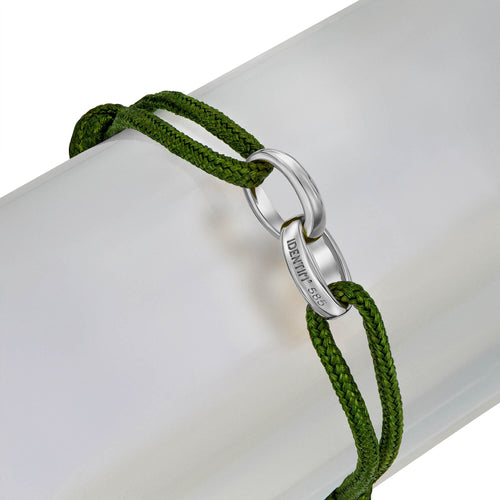 GLORIE ARMBAND OLIJF STOCKAR BAND 585 WITGOUD