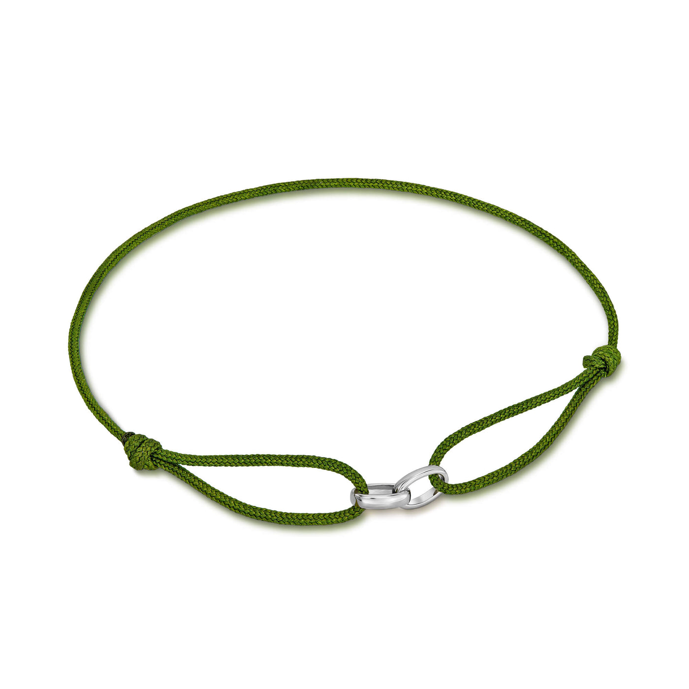GLORIE ARMBAND OLIJF STOCKAR BAND 585 WITGOUD