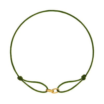 GLORIE ARMBAND OLIJF STOF ARMBAND 585 GOUD