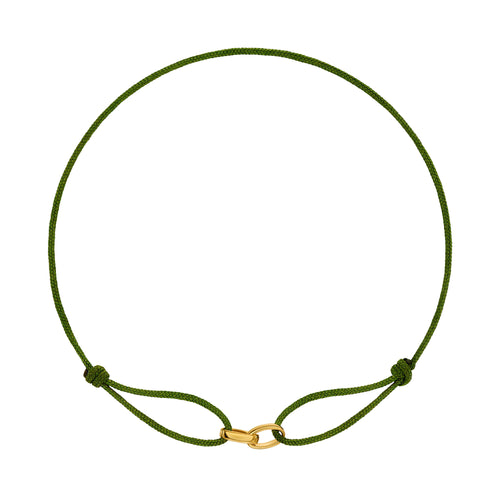 GLORIE ARMBAND OLIJF STOF ARMBAND 585 GOUD