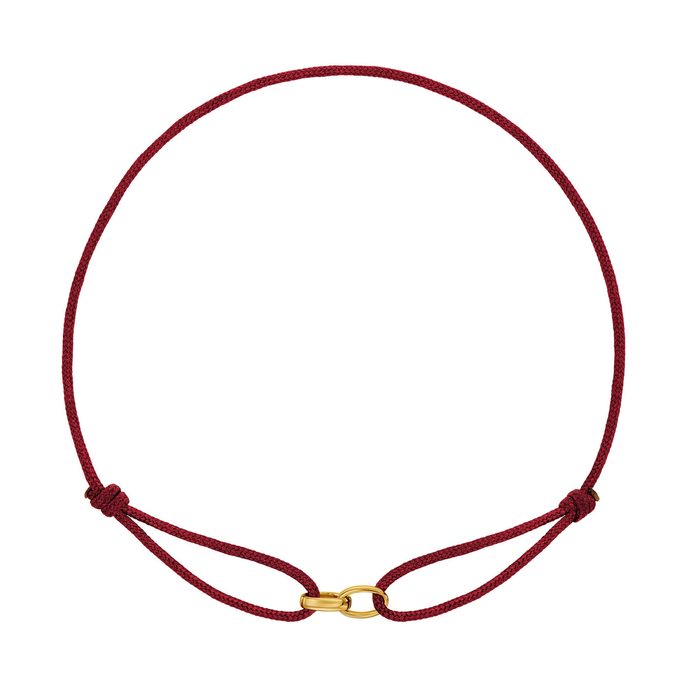 GLORIE ARMBAND BORDEAUX STOF ARMBAND 585 GOUD