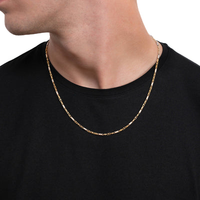 MONTE CARLO GOUDEN KETTING 2,50MM 585 GOUD WITGOUD