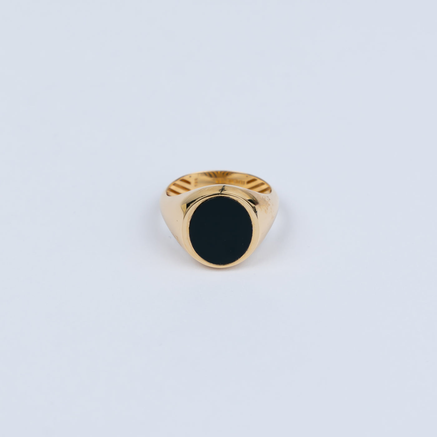 Signetring herenring 585/14K onyx 4,59gr. W57 / ONGEBRUIKT