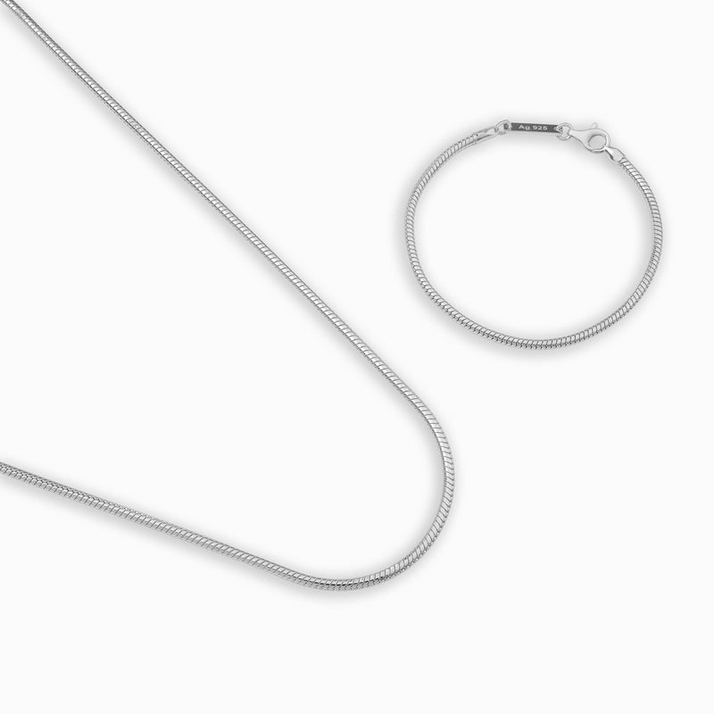 SLANGENKETTING 925 ZILVER GERHODINEERD 2,50MM