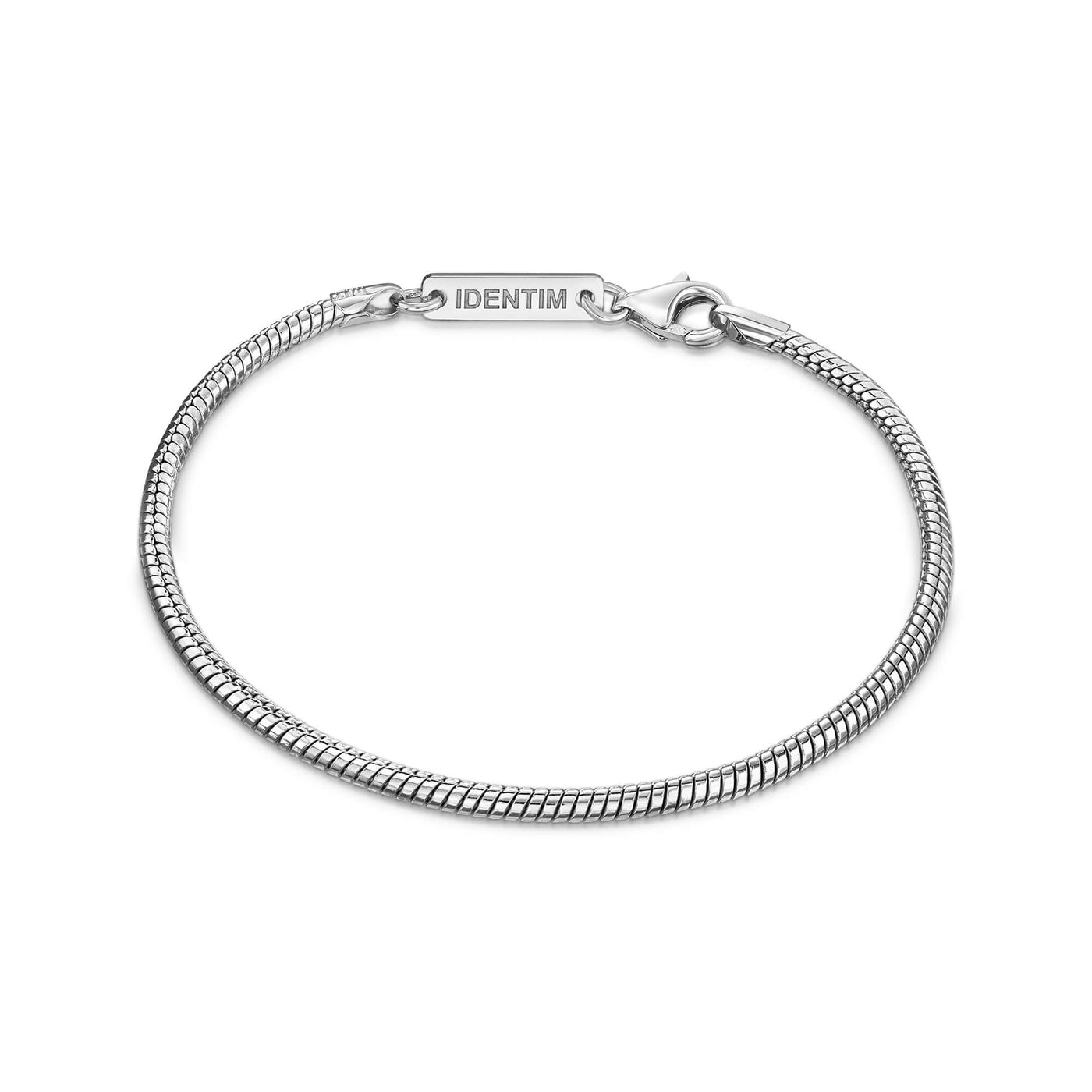 SLANGENKETTING ARMBAND 925 ZILVER GERHODINEERD 2,50MM