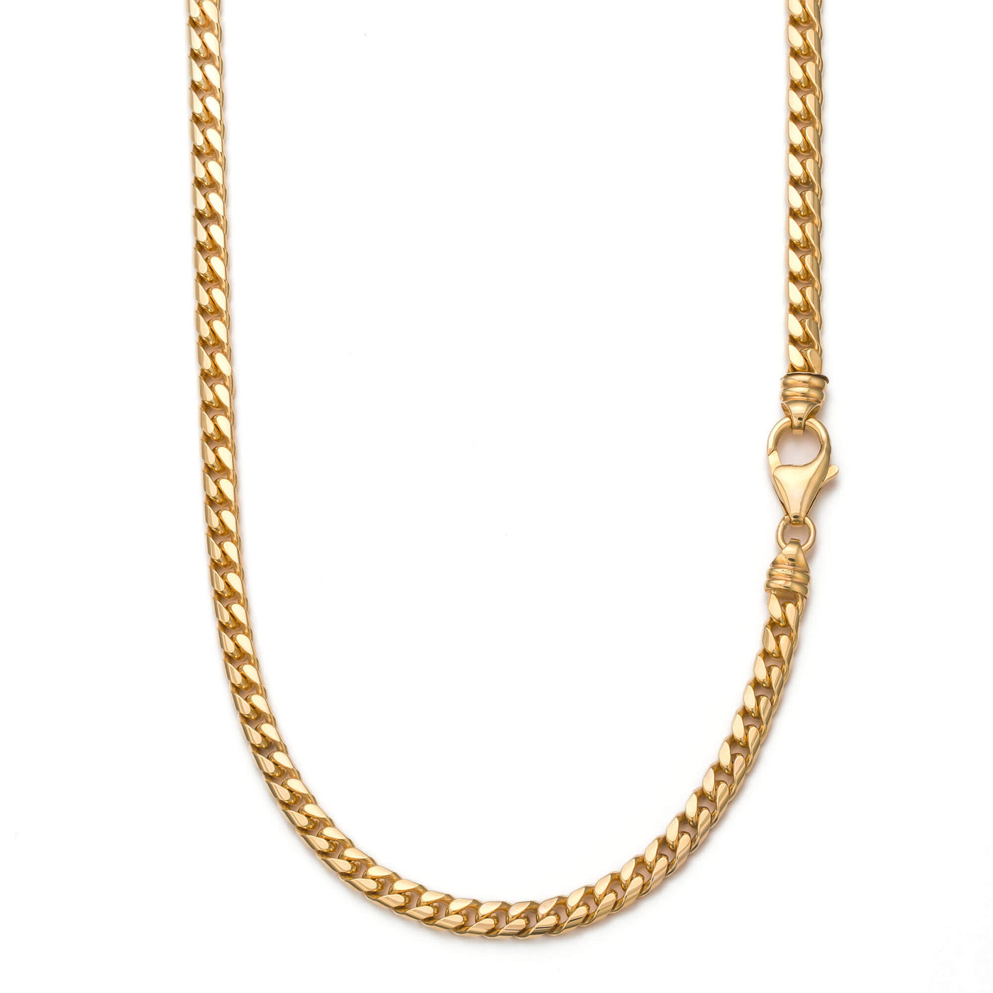 KRULKETTING KUBAANS GOUD 5,00MM 585 GOUD