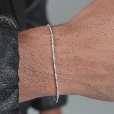 RADIANCE ARMBAND 585 WITGOUD LABDIAMANTEN