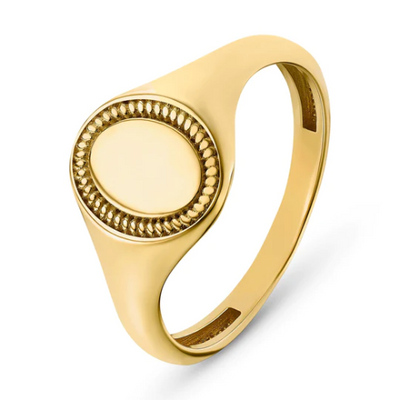 ZEGELRING ELAISE 333 GOUD - IDENTIM®
