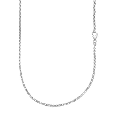 ERWTENKETTING 925 ZILVER GERHODINEERD 2,50MM - IDENTIM®