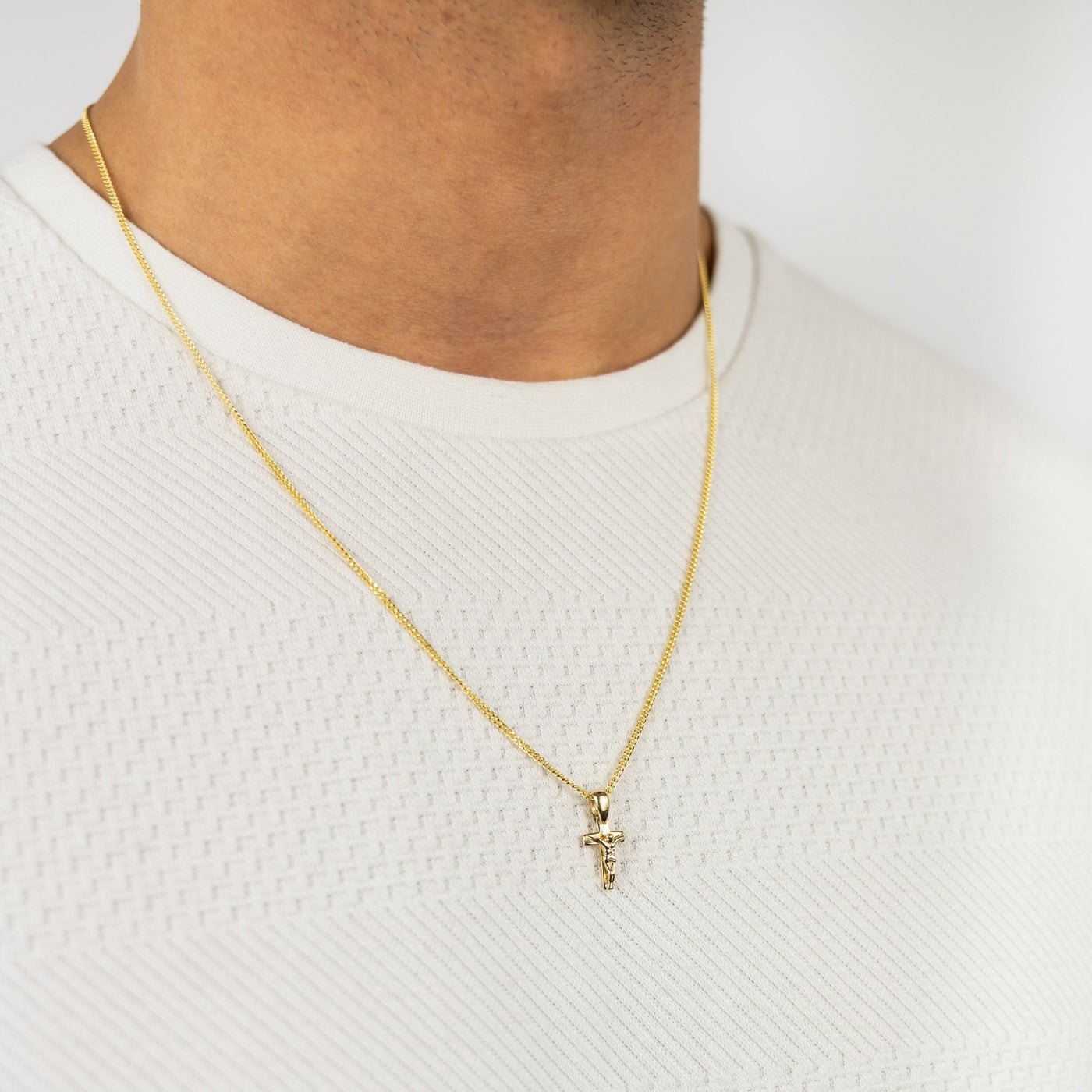 KRUIS KRUISBEELD COLLIER 585 GOUD - IDENTIM®