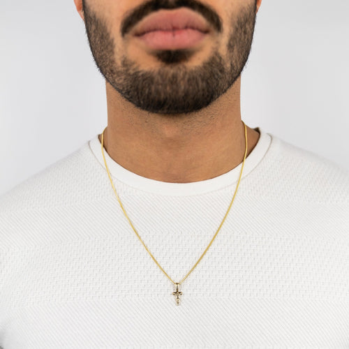 KRUIS KRUISBEELD COLLIER 585 GOUD - IDENTIM®