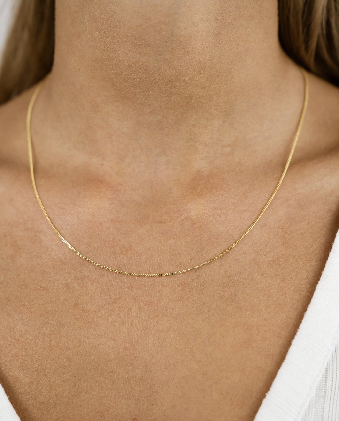 CURB KETTING KETTING 1.10MM 333 GOUD - IDENTIM®